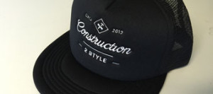 Construction 2 Style Embroidered hats